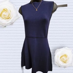 Zara Knit Navy Blue Dress